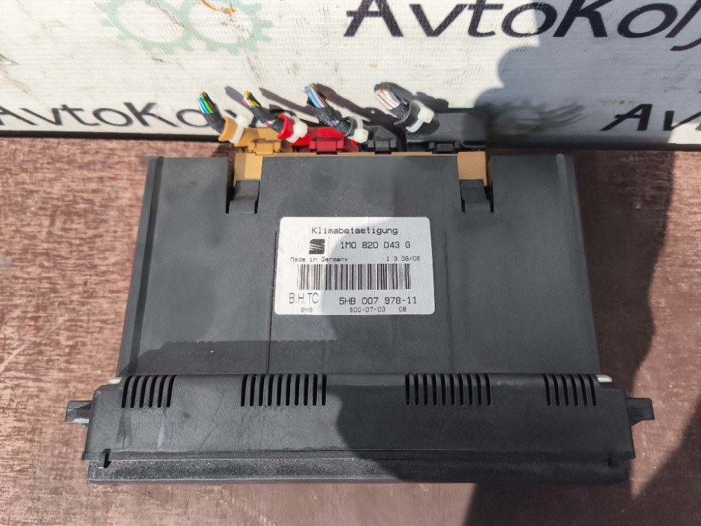 Блок керування пічкою / клімат-контролем Seat Leon 1998-2005 (1M0820043G) Ковель - изображение 2