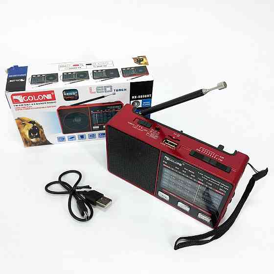 Аналоговий радіоприймач з хорошим звуком, Радіоприймач 220v, Радіо з підтримкою флеш-карт DW-84 Львів