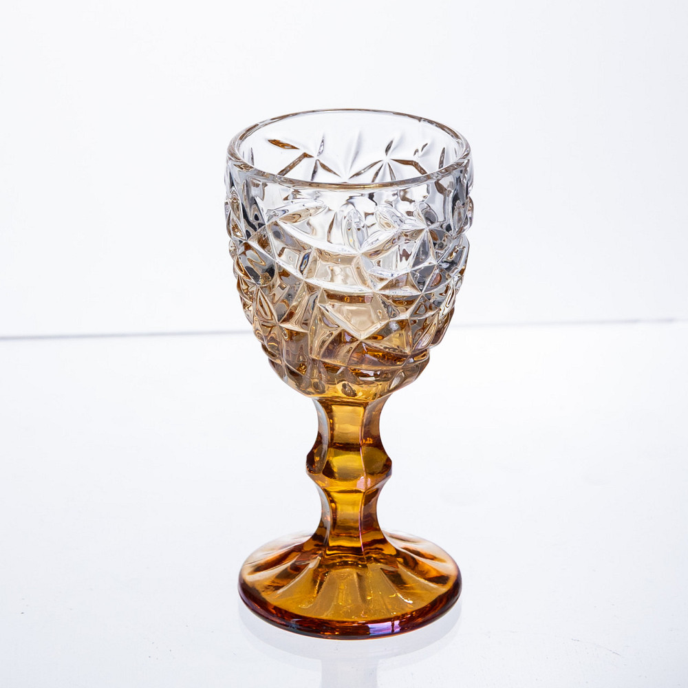 Набір чарок на ніжці 6 штук 50 мл для міцних напоїв скляні Yiwu HP-19-194 Коломия - фото 2