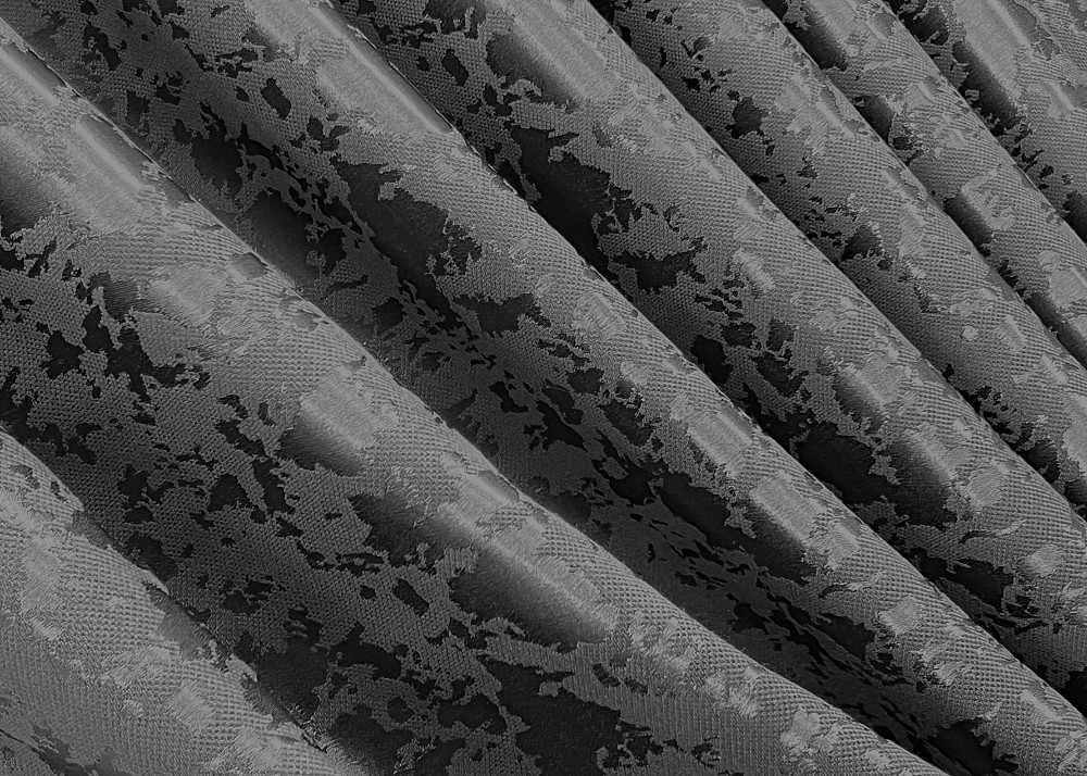 Комплект штор VR-Textil Льон Мармур 100х270 2шт і Тюль 400х270 1267ш-1400т Сіро-коричневий з білим 71-140/2 Київ - фото 5