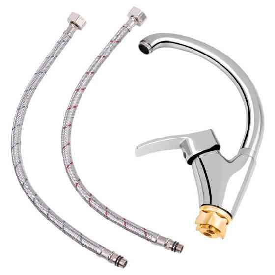 Змішувач для кухні Lidz (CRM) 41 86 007F-3, хром Київ