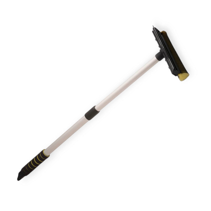 Стяжка с мочалкой 20 х 54-84 см резина мочалкой, телескоп. алюминиевая ручка TomPar воды Мукачево - изображение 1