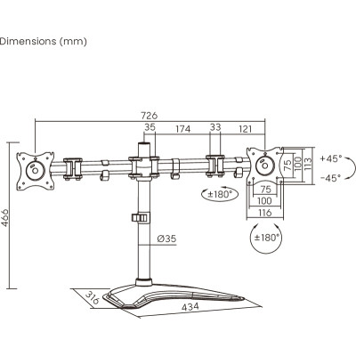 Кронштейн HiSmart HS083922 Винница - изображение 2