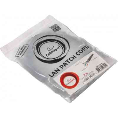 Патч-корд 3м UTP cat 6 CCA black Cablexpert (PP6U-3M/BK) Винница