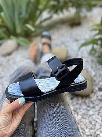 ALEX BELL БосонІжки жіночі ALEX BELL 876K/2-2-20AP чорні (літо, шкіра натуральна) (5065) 36-40 Коломия