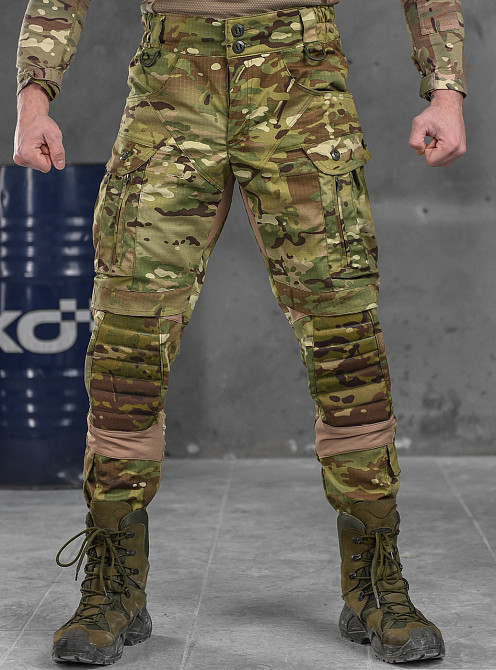 Штаны мультикам тактические летние прочные много карманов ХХЛ Одесса - изображение 1