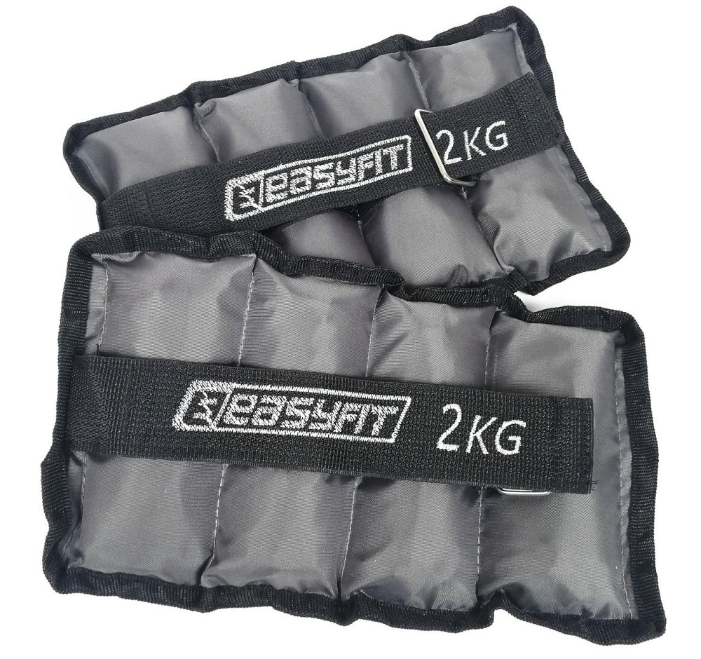 Обтяжувачі для ніг та рук з металом EasyFit Metal 2 кг (пара) Коломия - фото 1