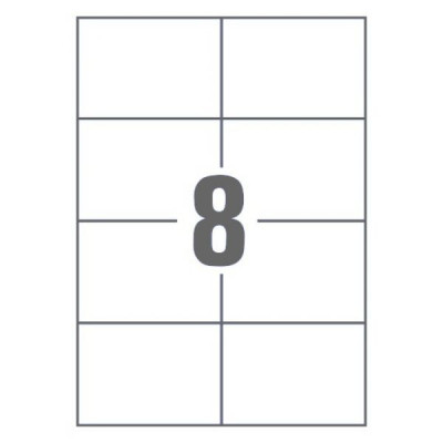 Етикетка самоклеюча UKRMARK 74х10 (8 на листі) с/кл (100листів) (900631) Вінниця - фото 1