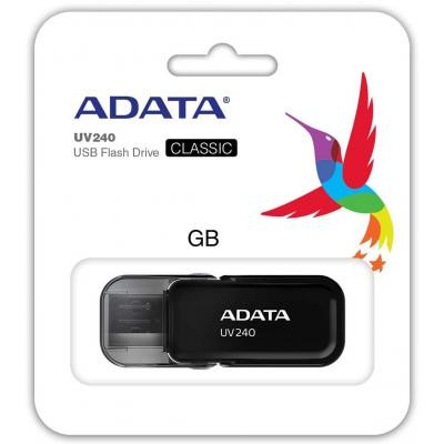 USB флеш накопичувач ADATA 32GB UV240 Black USB 2.0 (AUV240-32G-RBK) Вінниця - фото 3