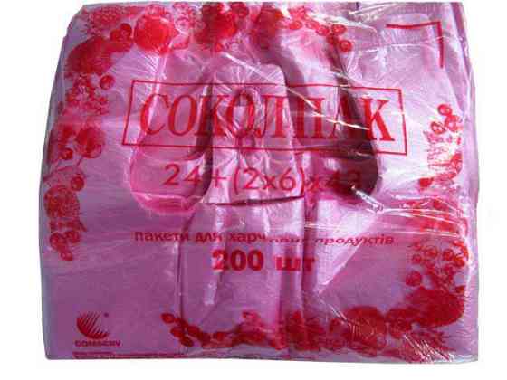 Майка фасувальна п/е No24*43 "Сокол Пак" (200шт) (1 пачка) Харків