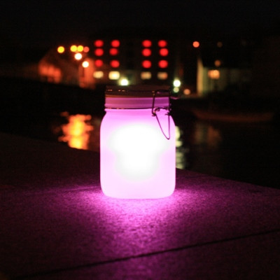 Нічник "Фея в баночці", рожевий, на сонячних батареях Рівне - фото 1