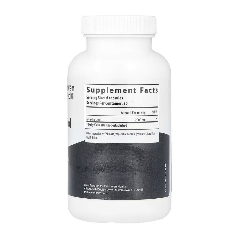 Вітамини Fairhaven Health Міо-Інозитол Myo-Inositol 120 капс Київ - фото 2