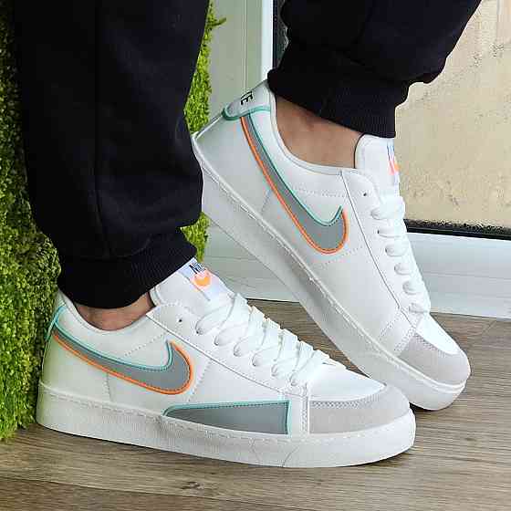 Кросівки Nike Бежеві Жіночі Білі Форси Шкіряні Найк Кеди (розміри: 40,41,42,43) Дніпро