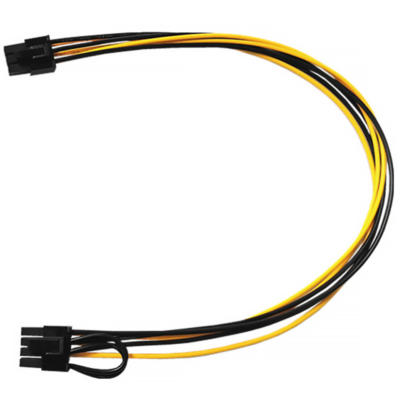 Кабель живлення для відеокарти ATX 6pin на 8pin, M/M 50см Вінниця - фото 1