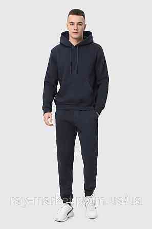 Костюм худи и штаны Ray Basic мужской утепленный темно-синий (U0801M-Navy Blue) Киев