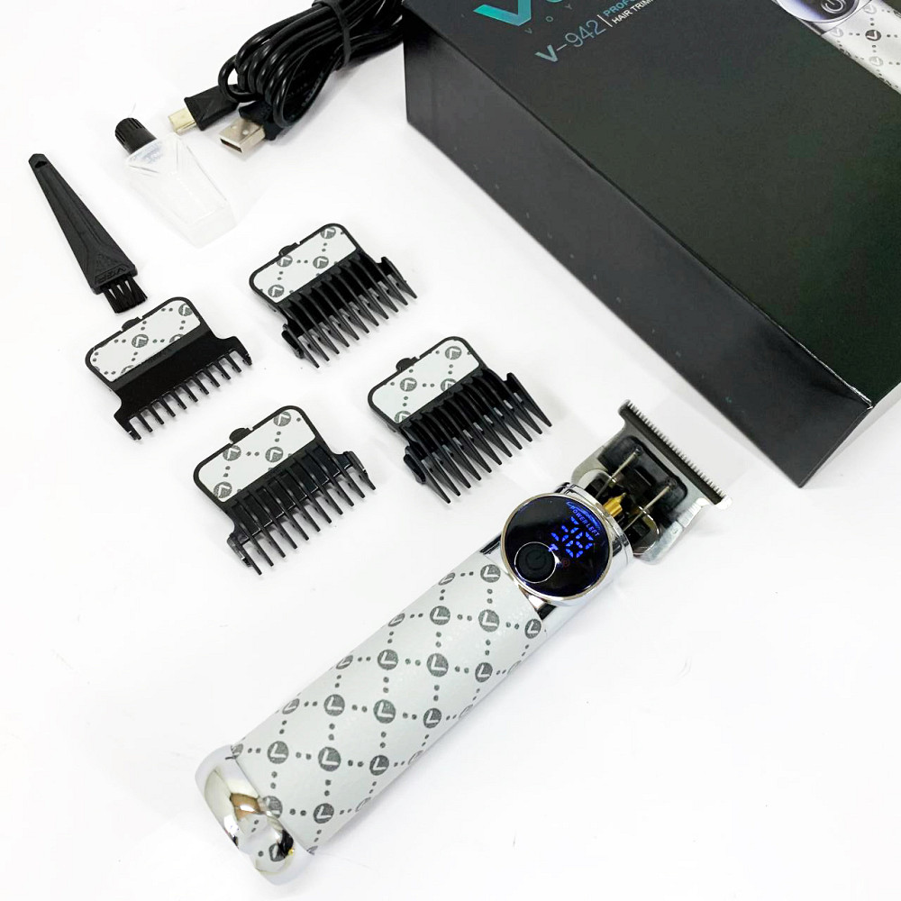 Триммер для стрижки аккумуляторный профессиональный VGR V-942, Триммер для стрижки волос мощный SK-76 Львов - изображение 2