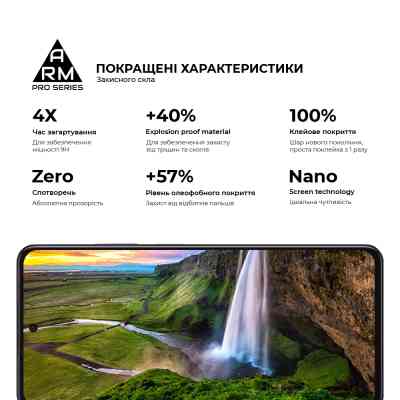 Скло захисне Armorstandart Pro OPPO A60 4G Black (ARM78605) Вінниця