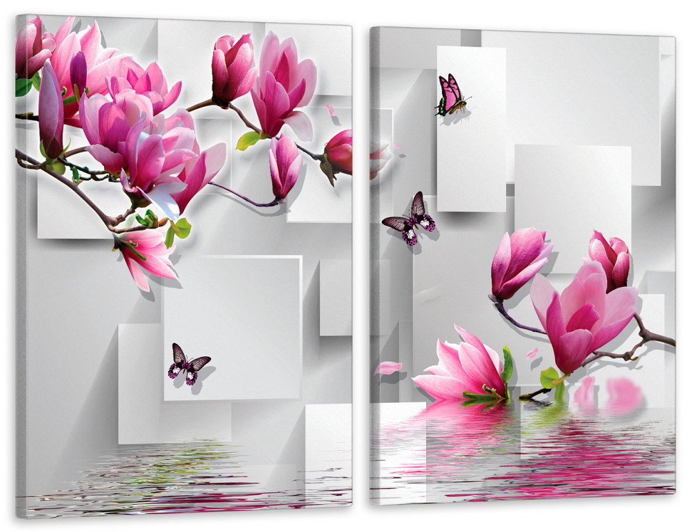 Модульная картина в гостиную / спальню  Магнолія  TLV-2_028 70x102 см Киев - изображение 1