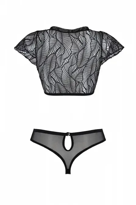 Комплект Passion LEAFA BIKINI black S/M - ECO Passion Львів - фото 4