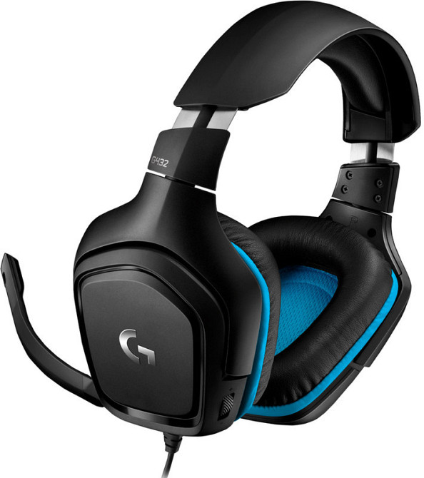 Гарнітура Logitech G432 Black (981-000770) чорний/синій Харьков - изображение 9
