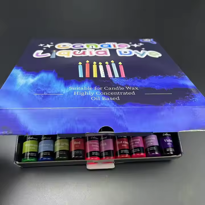 Набір рідких барвників, пігменти для виготовлення свічок і мила на олійній основі 30 кольорів по 10мл Кам'янець-Подільський - фото 4