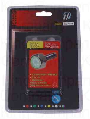 Болтики для номерів 4078 з підсвічуванням 6LED Blue (пара) Вінниця