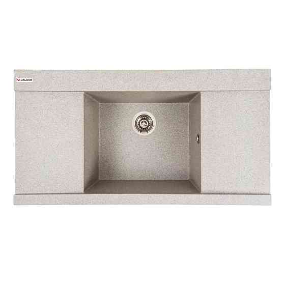 Гранітна мийка для кухні VALESO 9651 ATLAS матовий Сірий Коломыя