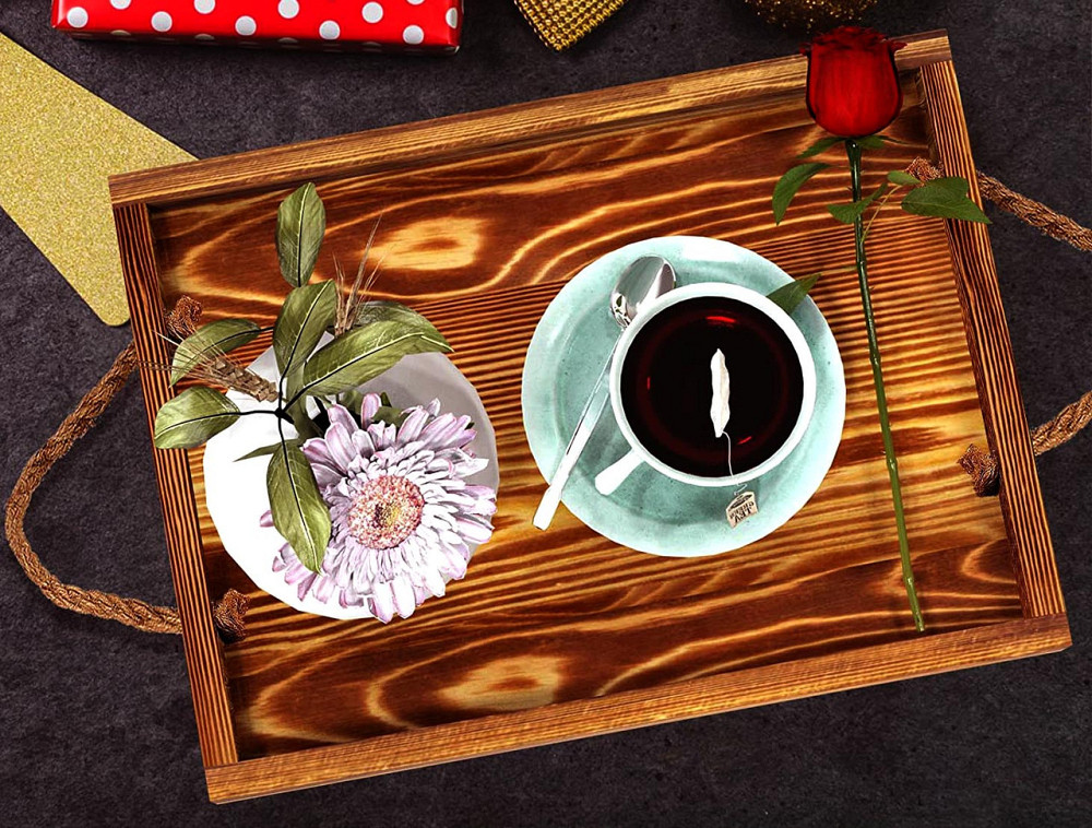 Поднос деревянный 