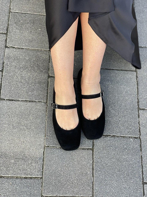 Балетки жіночі SEE SEVEN чорні натуральна замша 36-40 (5474) Коломыя - изображение 2