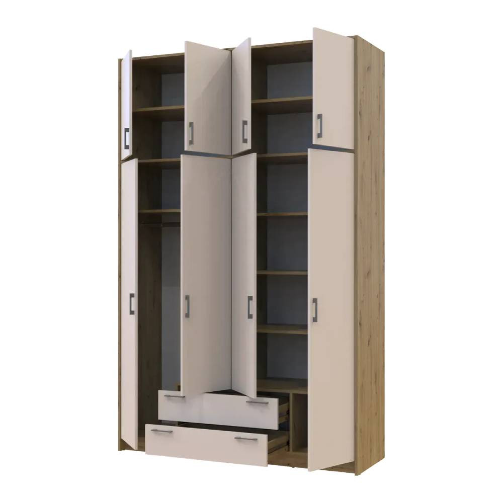 Антресоль висока Doros Ронді Дуб Артизан/Кашемір 4 ДСП 160х52х65 (DRS-011910) Львів - фото 9