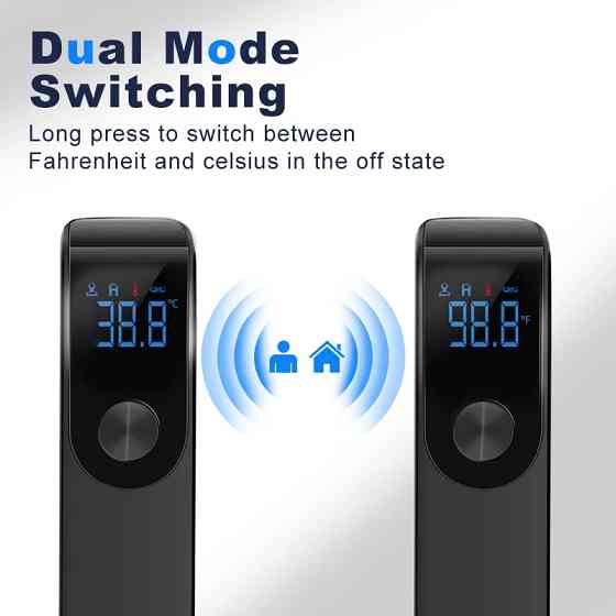 ІЧ термометр інфрачервоний портативний чорний міні для безконтактного вимірювання температури Biaze Миколаїв