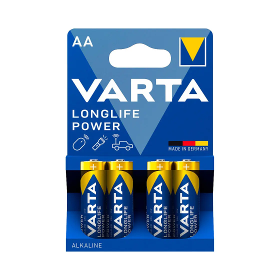 Батарейка VARTA LONGLIFE POWER лужна AA LR6 4xBL ALKALINE KOD-9473 Київ