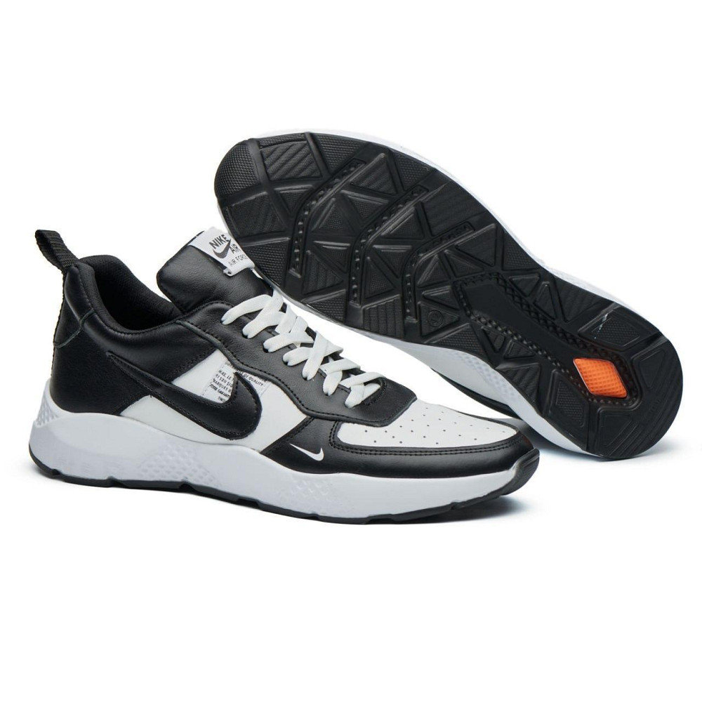 Чоловічі шкіряні кросівки 015-ч/б Харьков - изображение 9