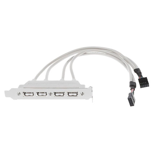 Планка розширення контролер USB 2.0, 4 порта, на задню панель ПК Вінниця - фото 1