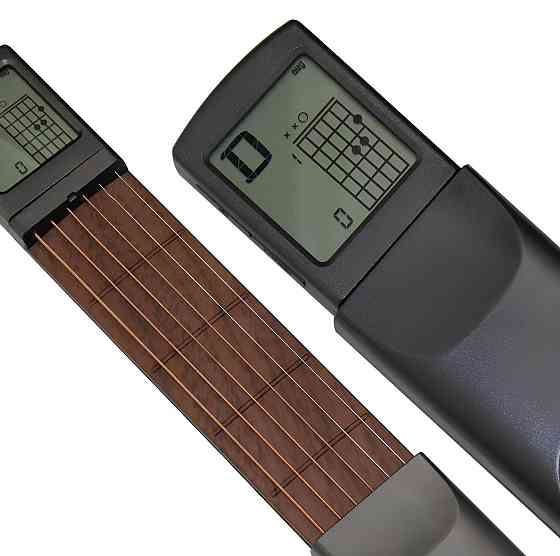 Кишенькова гітара RESTEQ — портативна складна гітара з дисплеєм для тренування акордів, 28–48 см Київ