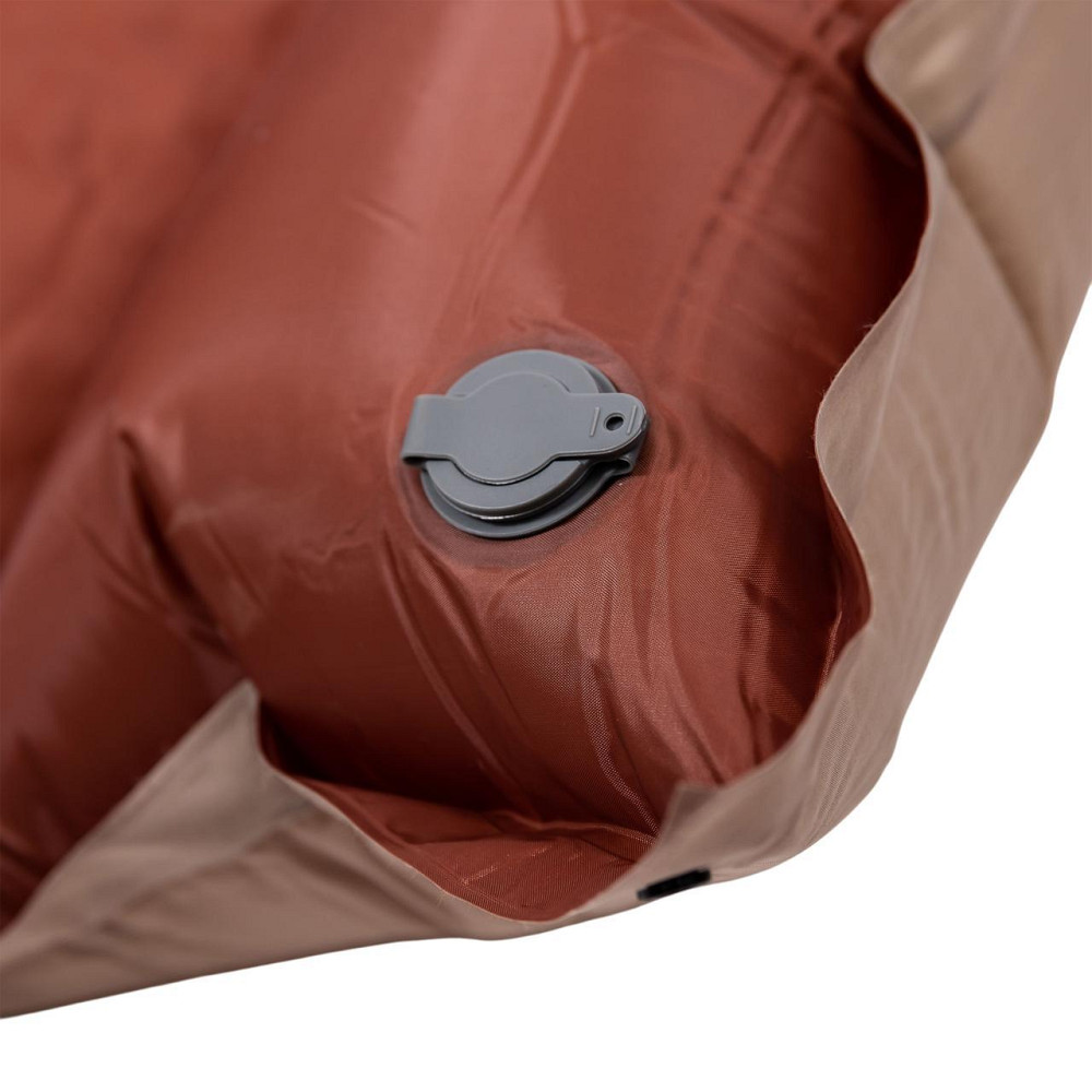 Туристичний матрас з надувним підголовником 175х65 см бежевий Київ - фото 4