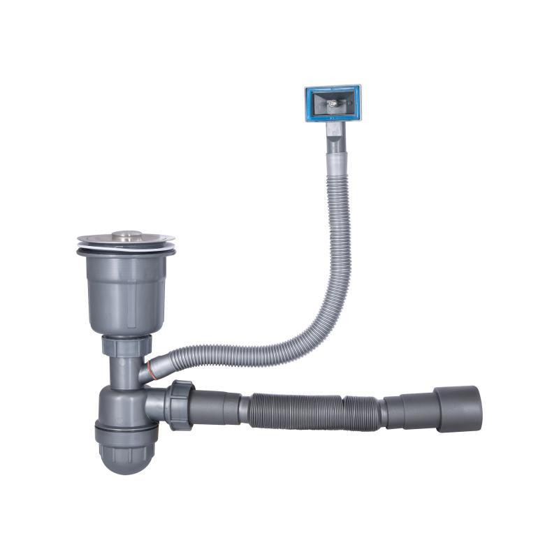 Мойка для кухни с нержавеющей стали интегрированная Lidz Handmade H7849R Brushed Steel (3/1мм) Киев - изображение 8