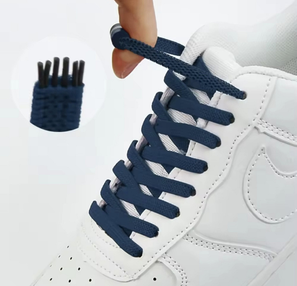 Шнурки эластичные плоские с цилиндрической застежкой Смела - изображение 11