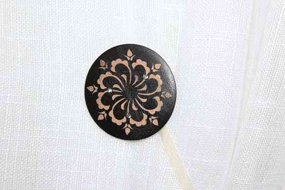 Магніти для штор і гардин (174м) Карпати набір 2 шт Венге (81-085) Київ