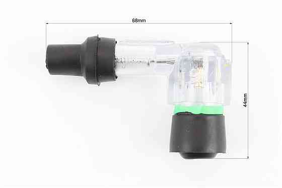 Ковпачок свічки "люлька" 90град, прозорий Київ