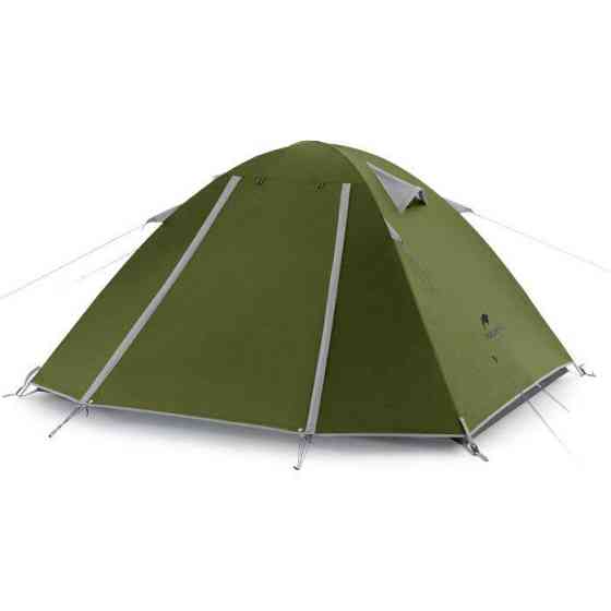 Намет тримісний Naturehike P-Series NH18Z033-P 210T/65D, темно-зелений Київ