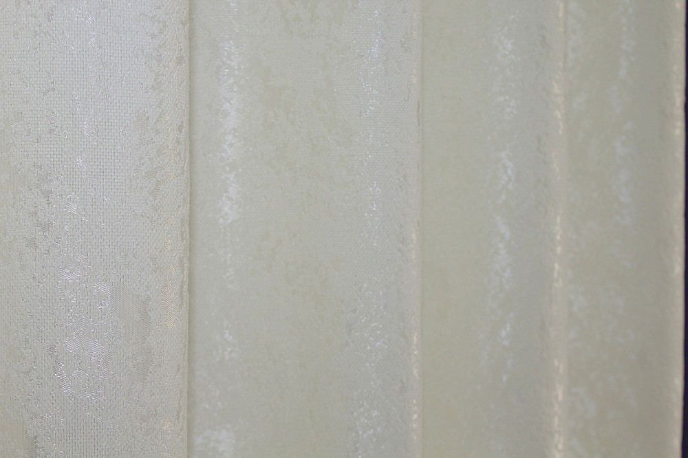 Комплект штор на люверсах VR-Textil Лен мрамор Pavliani № 1172ш 150х250 см 2 шт Кремовый (37-0043) Киев - изображение 7