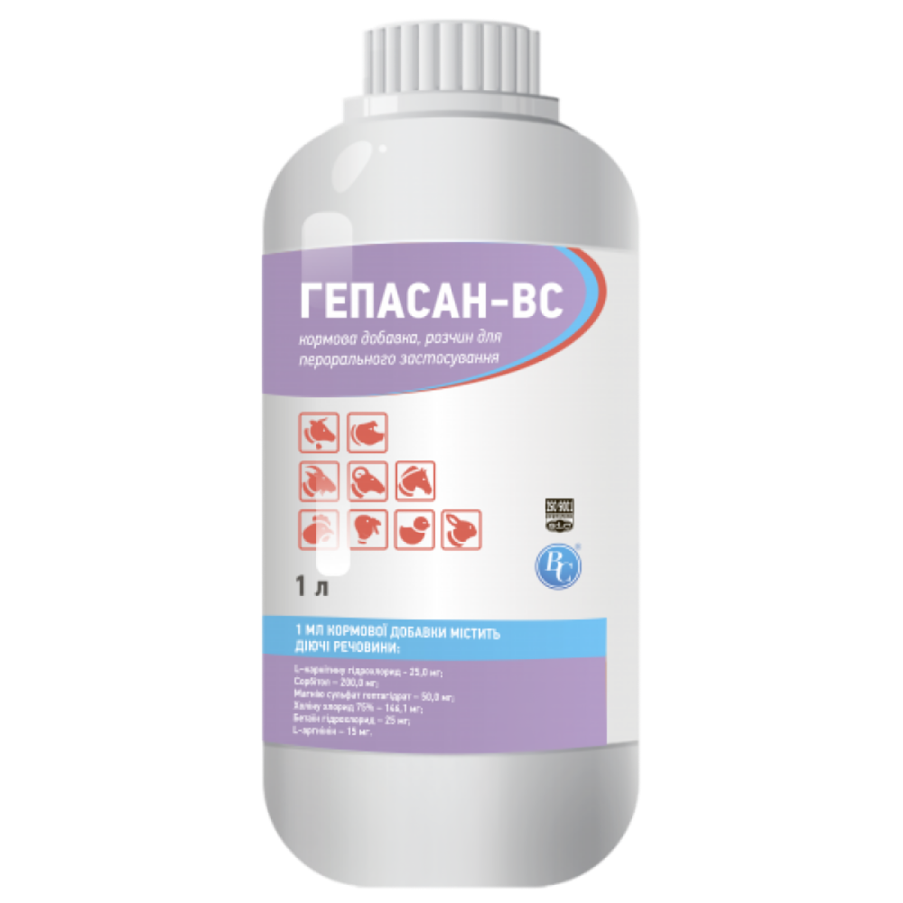 Гепасан-ВС для животных, 1 л Ветсинтез Винница - изображение 1