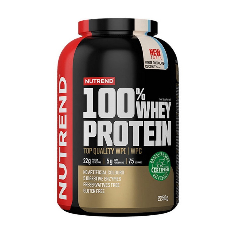 100% Whey Protein (2,25 kg, caramel latte) Луцьк - фото 1