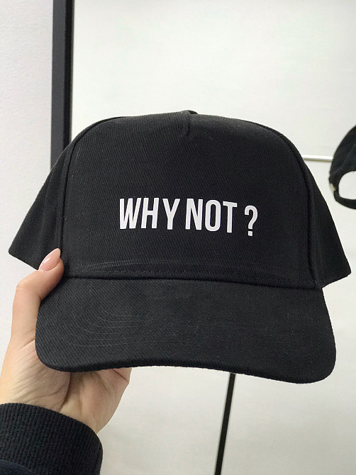 Кепка/Басболка з написом — "Why not?" Чернівці - фото 1