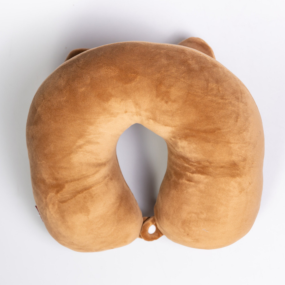 Yiwu Подушка для шиї Miaow U-подібна подвійна, коричневий HP-56-27BR Коломыя - изображение 4