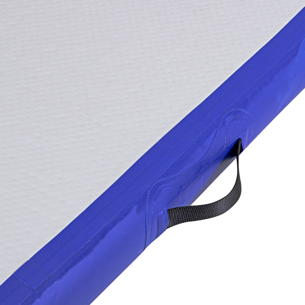 Килимок надувний Airtrack inSPORTline Airstunt 500x100 см сіро-синій Київ - фото 9