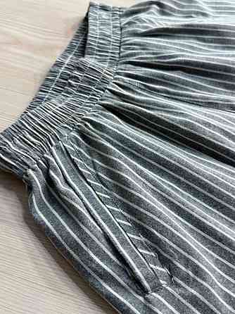 Шорти жіночі A-NIUSHOW 30129 в смужку бавовняні на резинці мом сірі, сірий, M Київ