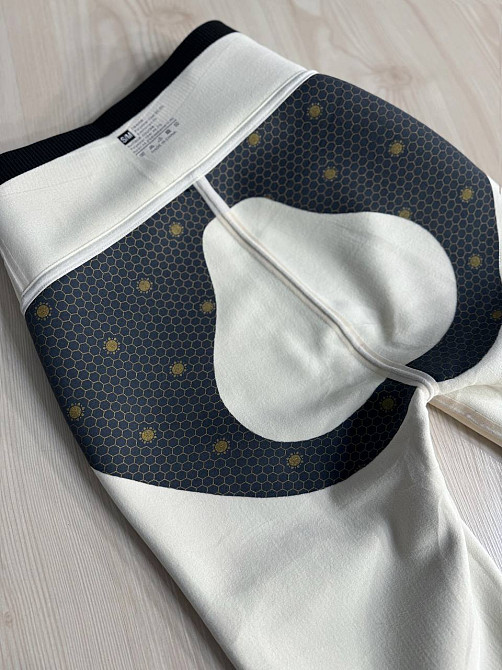 Лосини жіночі Kenalin W-30 утеплені на флісі в рубчик з пуш-ап ефектом чорні, чорний, SM Київ - фото 8