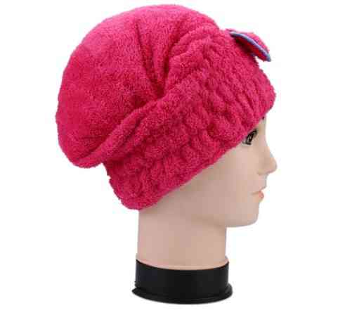 Полотенце тюрбан для сушки волос one size розовый Киев